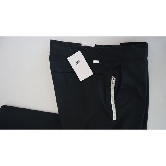 Nike DD7032 010 Men's Sz 32 Black Tapered Leg Sneaker Length Cropped Pants $85 - Picture 7 of 10